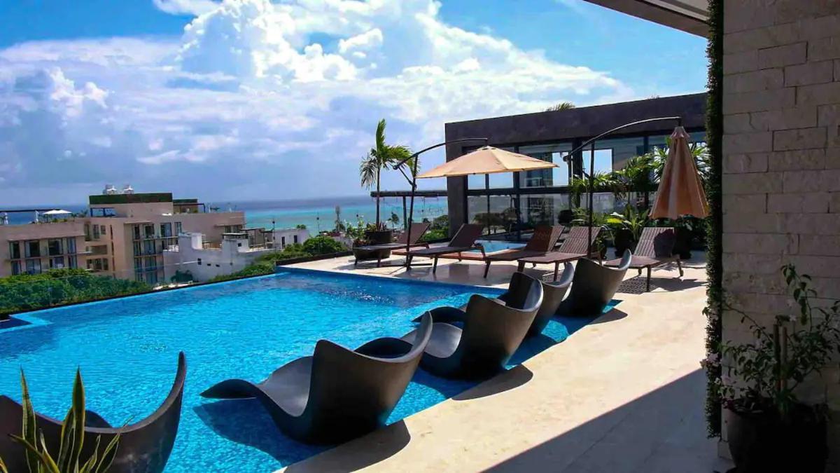 Stayon5A.Av.Penthouse With Privatepool Freeparking Playa del Carmen Ngoại thất bức ảnh